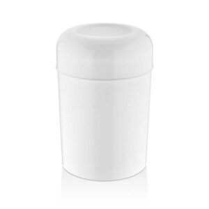 Rulopak Torpil Plastik Pota Kapak Beyaz Çöp Kovası 15 L